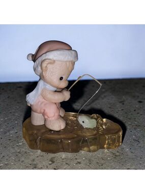 Precious Moments Bear Fishing Figurine #HO11